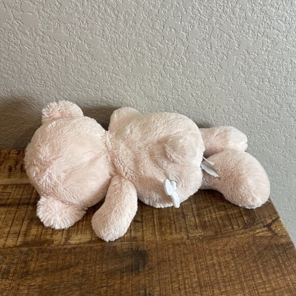 Nat & Jules Stuffed Plush Musical Teddy Bear Wind Up Heart Pink Baby Girl Lovey - Picture 5 of 8